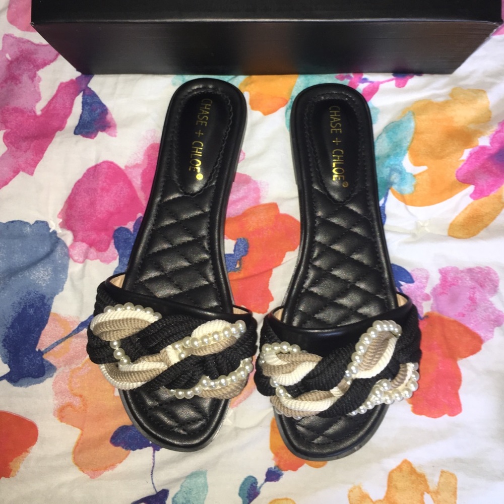 Chase and Chloe Beaded Sandals